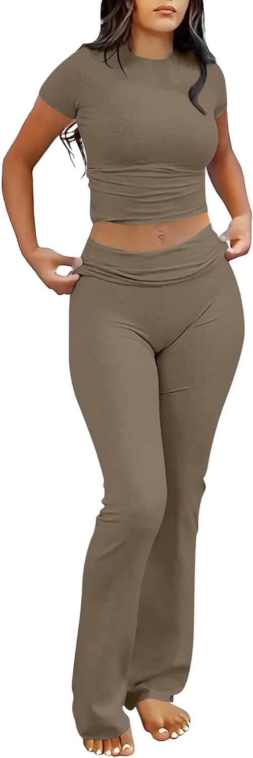 Herlene – Two-Piece Flared Lounge Set for Women