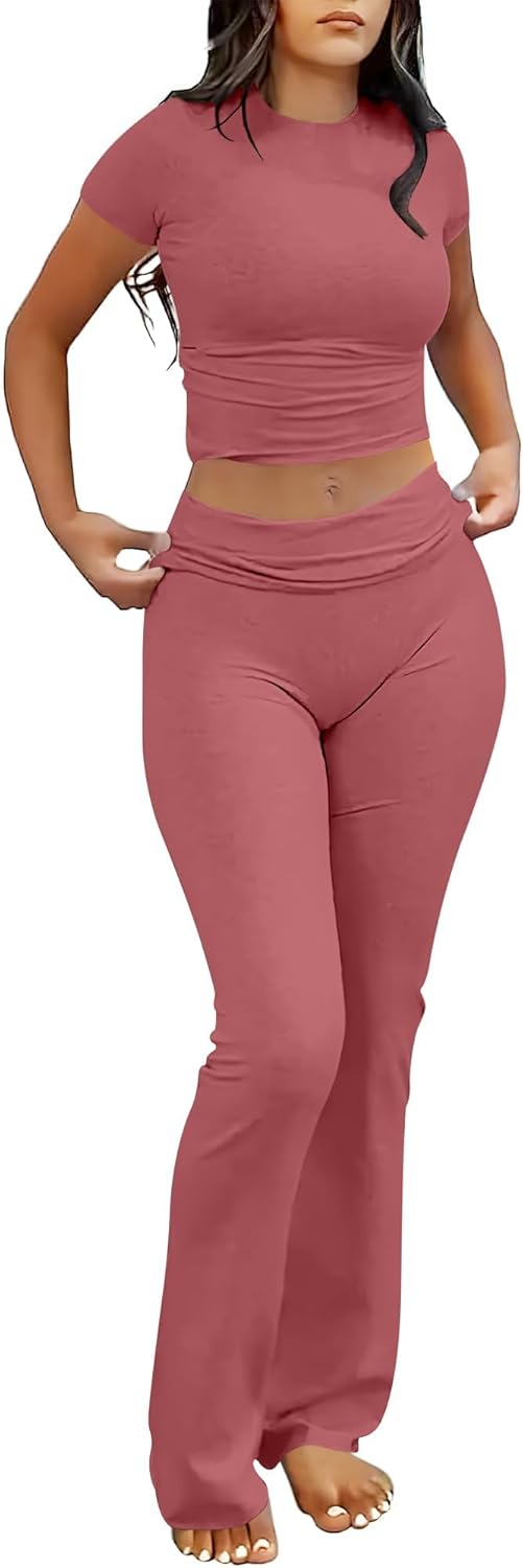 Herlene – Two-Piece Flared Lounge Set for Women