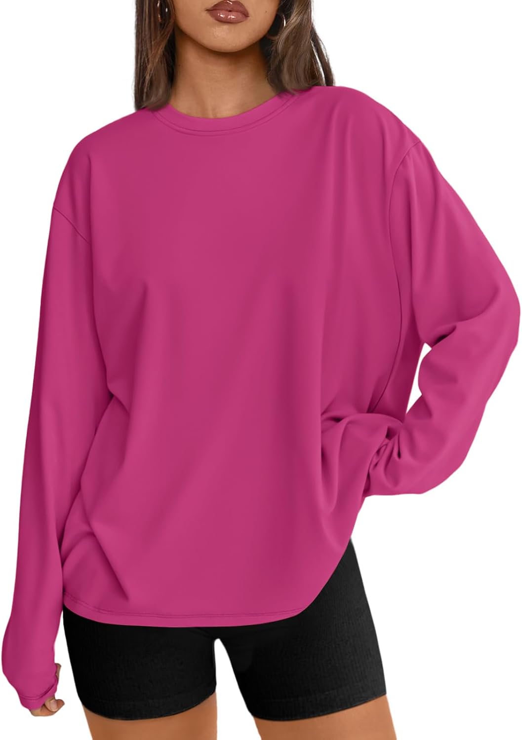 Maddy – Oversized Long-Sleeve Casual Top for Women