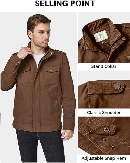 Tobias – Classic Cotton Utility Jacket for Men