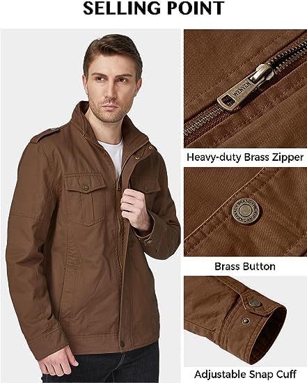 Tobias – Classic Cotton Utility Jacket for Men