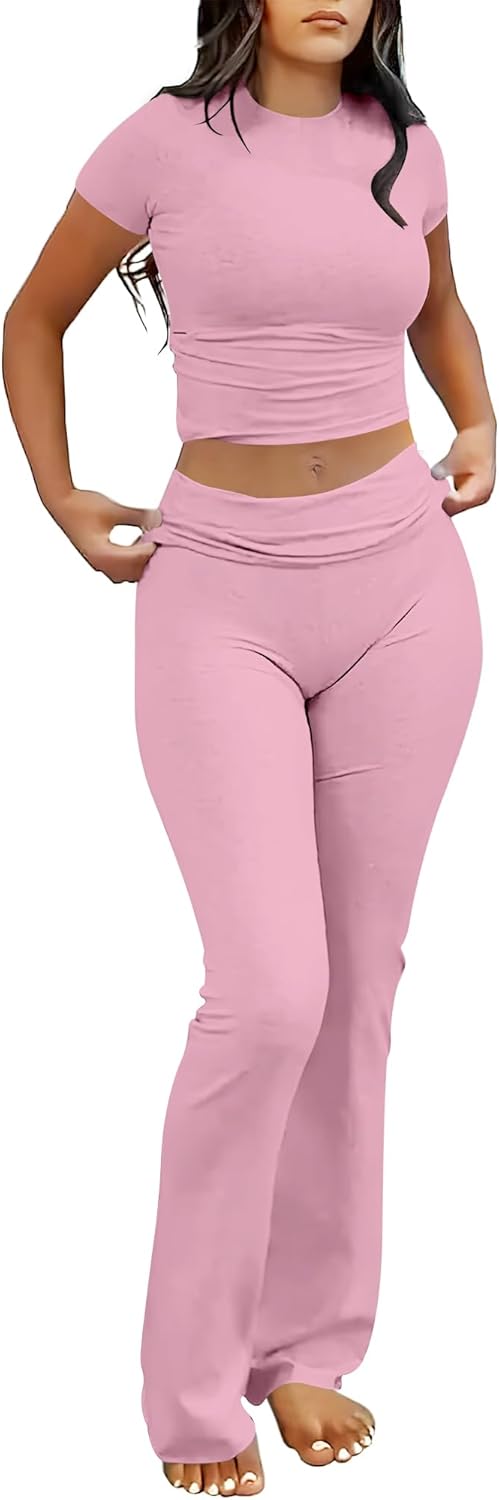 Herlene – Two-Piece Flared Lounge Set for Women