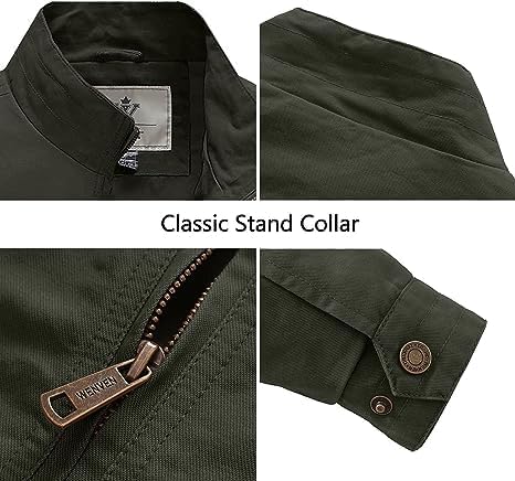 Victor – Classic Stand Collar Cotton Jacket for Men