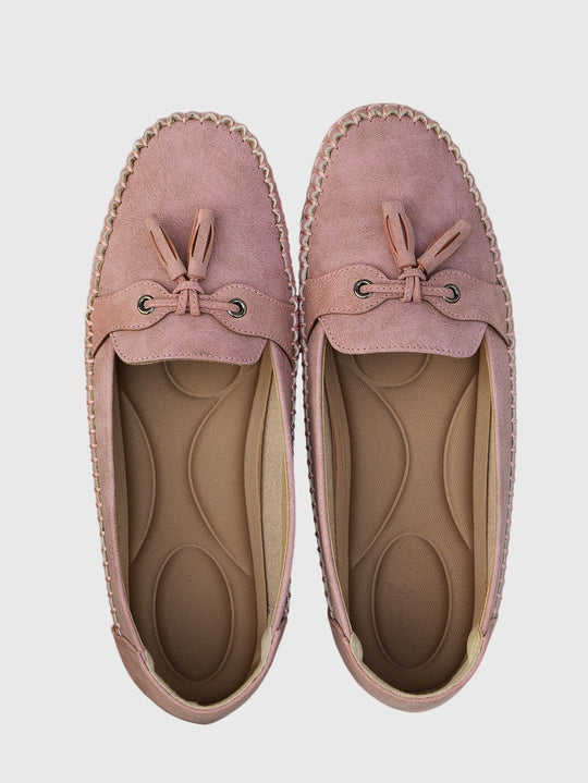 Morlina – Classic Suede Moccasin Loafers for Women