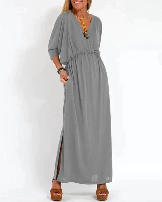 Valira – Flowing Maxi Dress with Elastic Waist