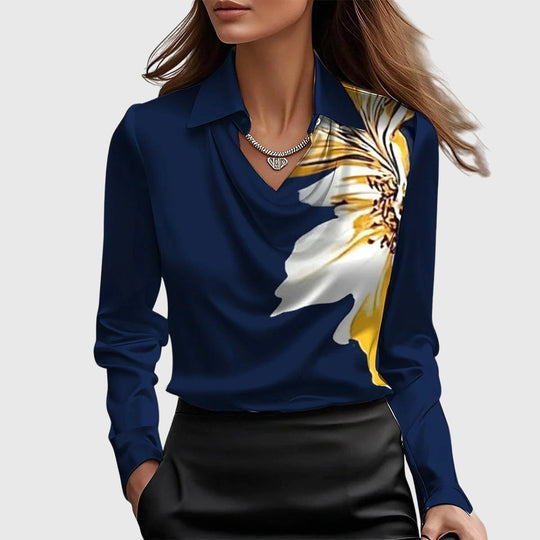 Samaire – Elegant Satin Blouse for Women