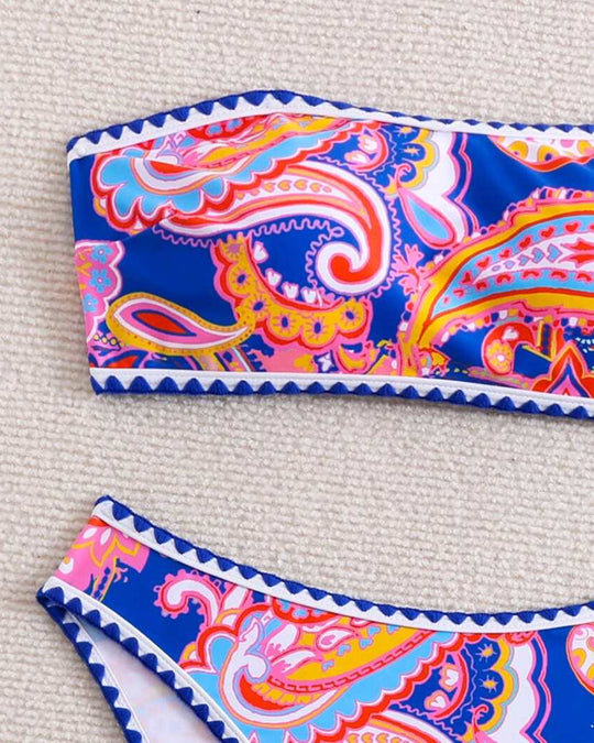 Vasilisa – Paisley Bandeau Bikini for Woman