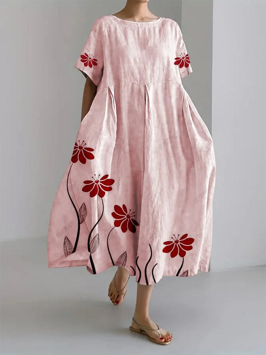 Sofie – Long summer dress with natural elegance and maximum comfort for any relaxed moment