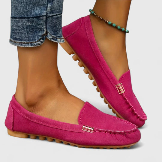 Alvanna – Soft Suede Moccasin Loafers for Women