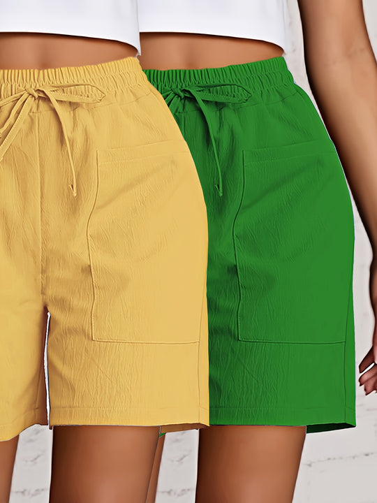 Mika – Lightweight Drawstring Shorts for Women