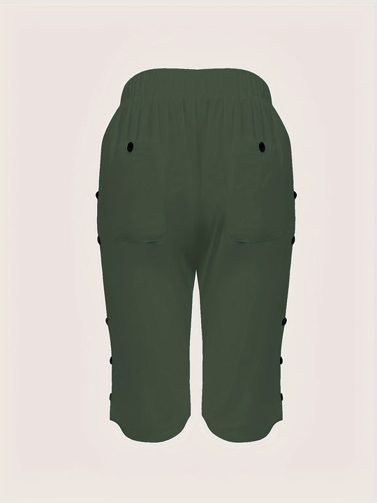 Bianca – Button-Side Summer Bermuda for Women