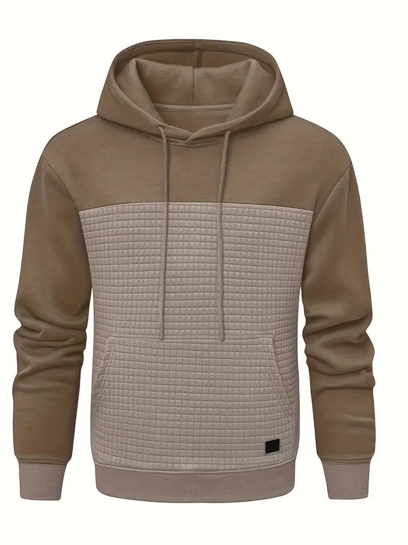 Darius – Quilted Casual Hoodie for Men