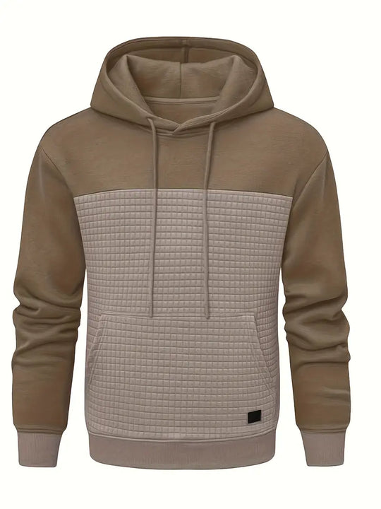 Darius – Quilted Casual Hoodie for Men