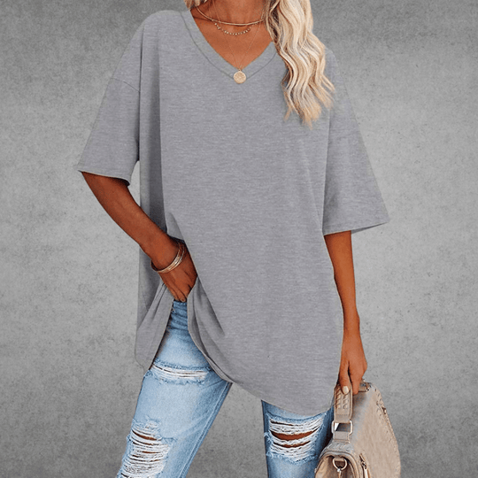 Kaylee – Relaxed Fit Everyday V-Neck Tee for Women