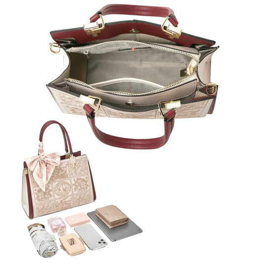 Axelina – Distinctive Embroidered Crossbody Bag with Bow