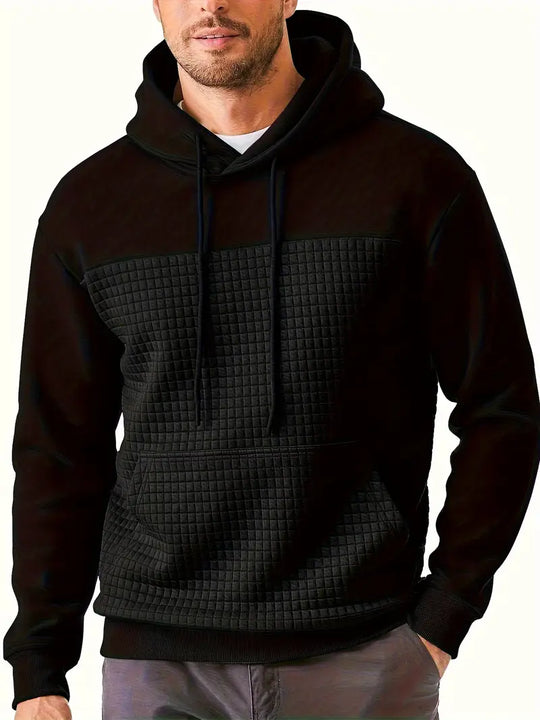Darius – Quilted Casual Hoodie for Men