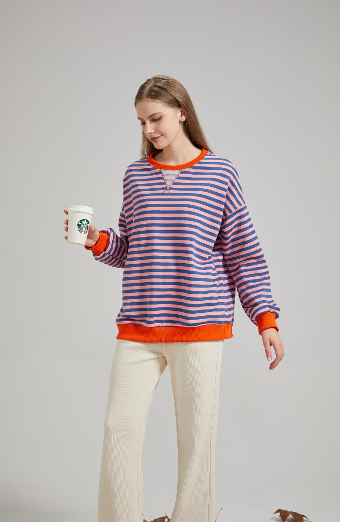 Frederika™ | Oversized Striped Sweater