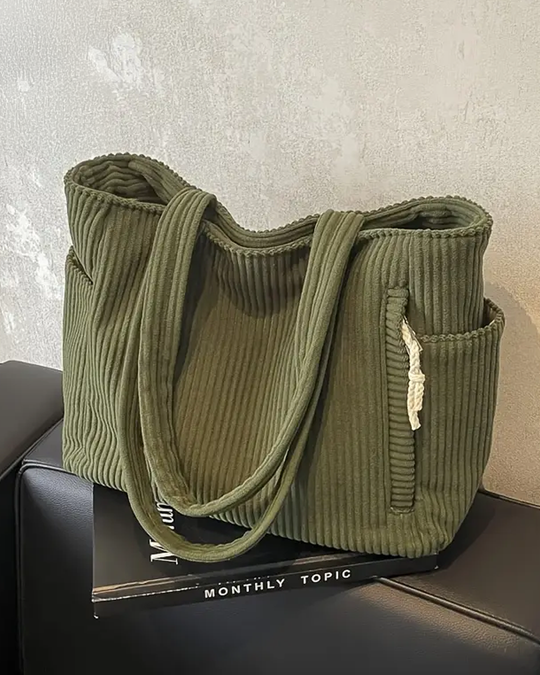 Rosina – Corduroy Tote Bag for Women
