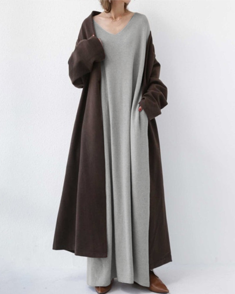 Ronda – Relaxed Oversized Maxi Dress for Women