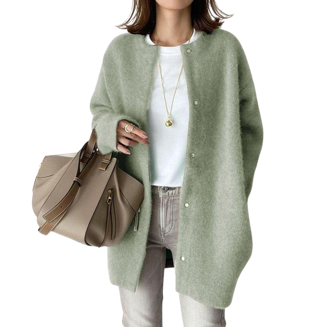 Liane – Cozy Knit Button-Up Cardigan for Women