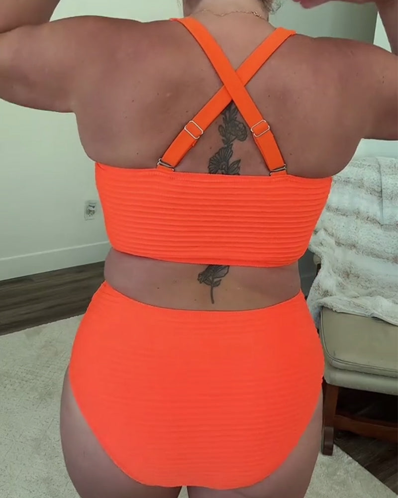 Brivaya – ContourTwist High-Waist Bikini Set