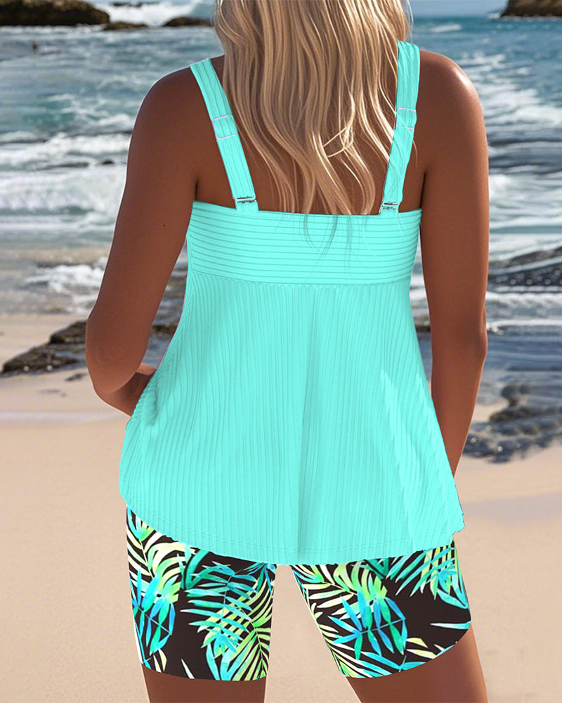 Gisela – Ribbed Tankini Top for Women