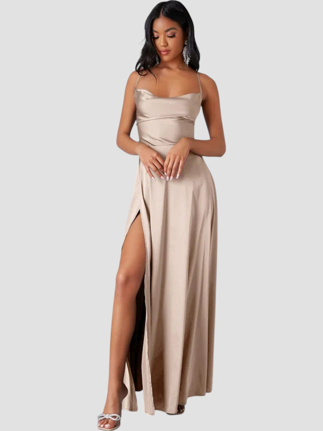 Alexie – Satin Evening Gown for Women
