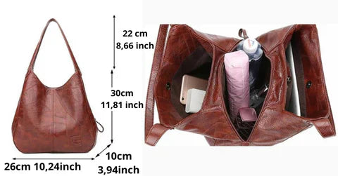 Anissa – Soft Leather Hobo Bag for Women