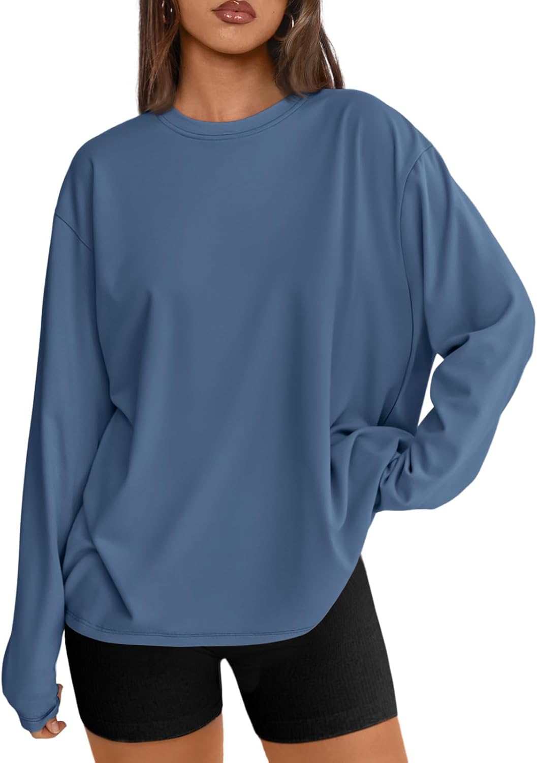 Maddy – Oversized Long-Sleeve Casual Top for Women