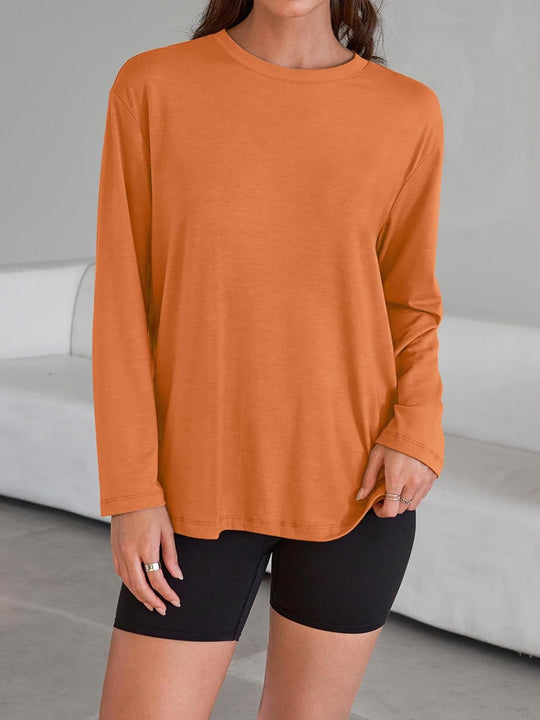 Maddy – Oversized Long-Sleeve Casual Top for Women