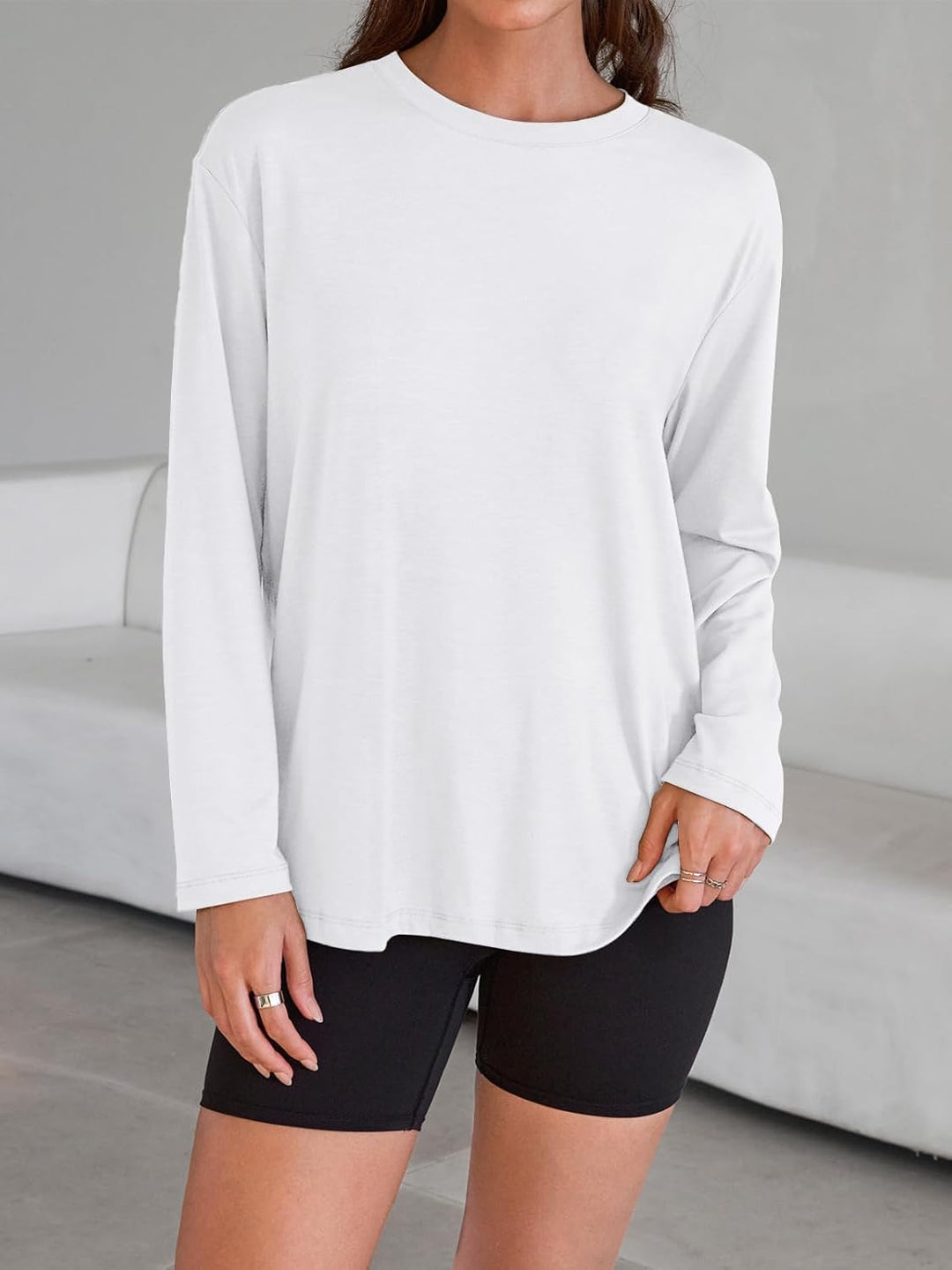 Maddy – Oversized Long-Sleeve Casual Top for Women