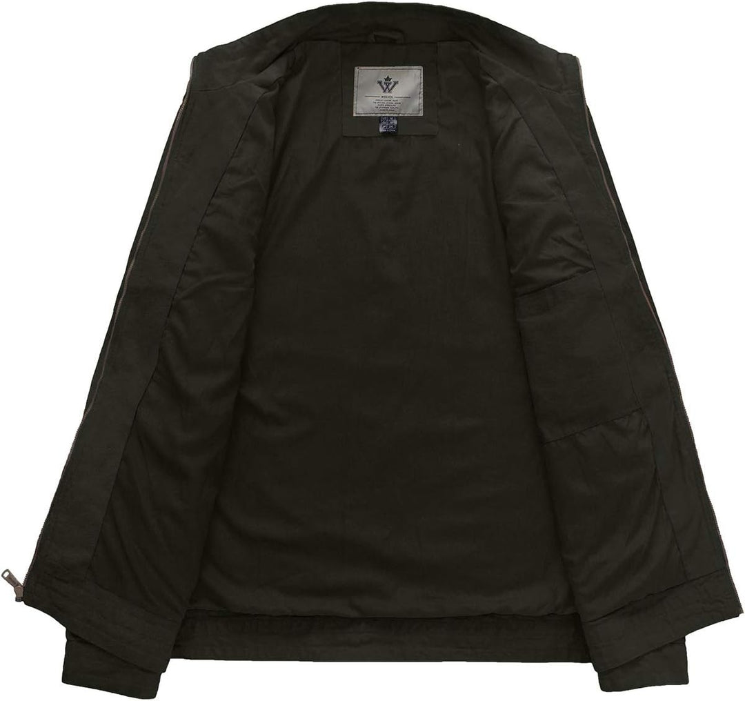 Victor – Classic Stand Collar Cotton Jacket for Men