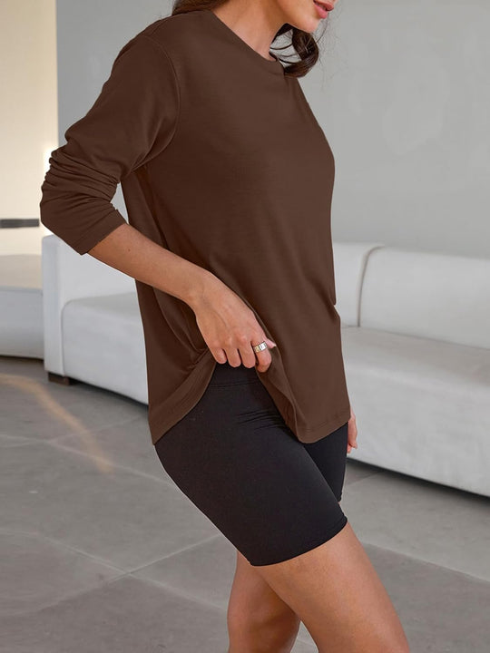 Maddy – Oversized Long-Sleeve Casual Top for Women