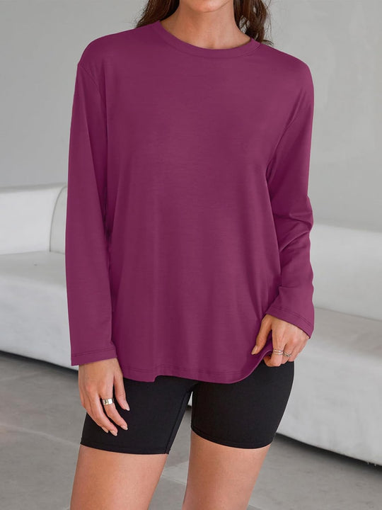 Maddy – Oversized Long-Sleeve Casual Top for Women