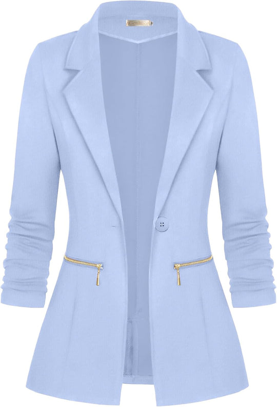 Ellis – Slim Fit Open-Front Blazer for Women