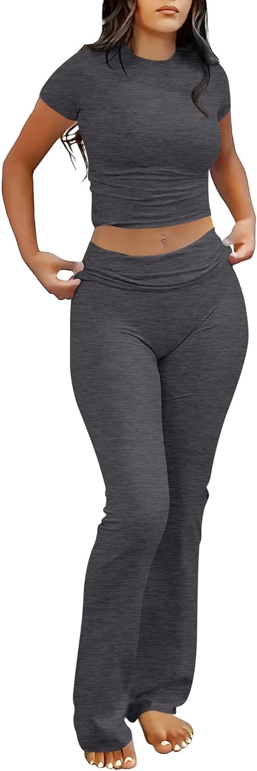 Herlene – Two-Piece Flared Lounge Set for Women