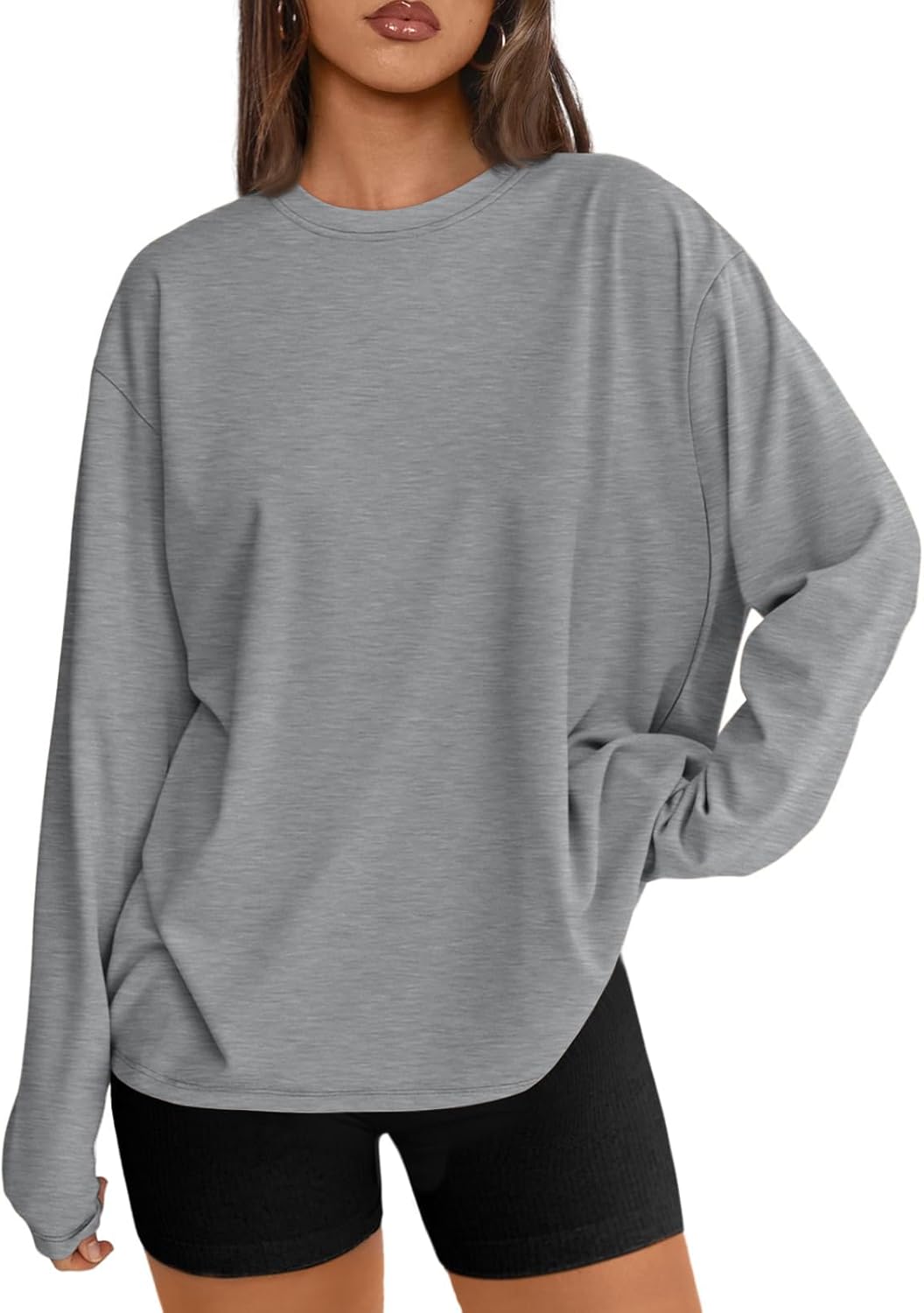 Maddy – Oversized Long-Sleeve Casual Top for Women