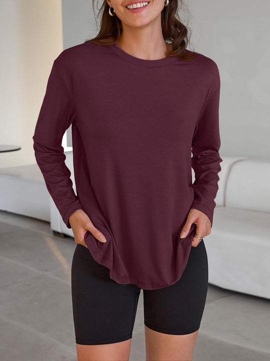 Maddy – Oversized Long-Sleeve Casual Top for Women
