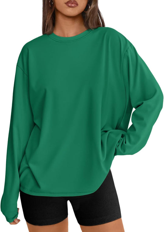 Maddy – Oversized Long-Sleeve Casual Top for Women