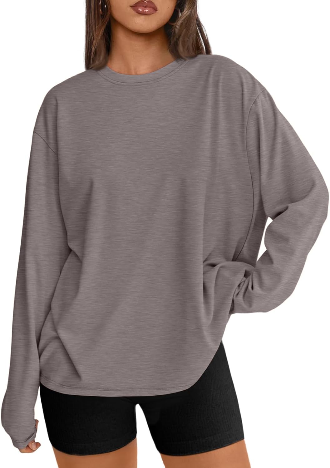 Maddy – Oversized Long-Sleeve Casual Top for Women