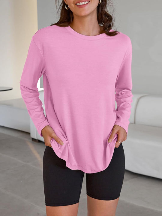 Maddy – Oversized Long-Sleeve Casual Top for Women
