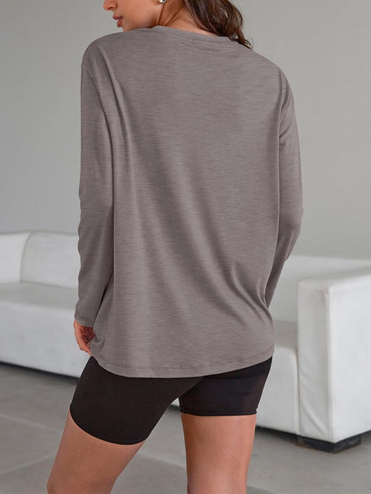 Maddy – Oversized Long-Sleeve Casual Top for Women