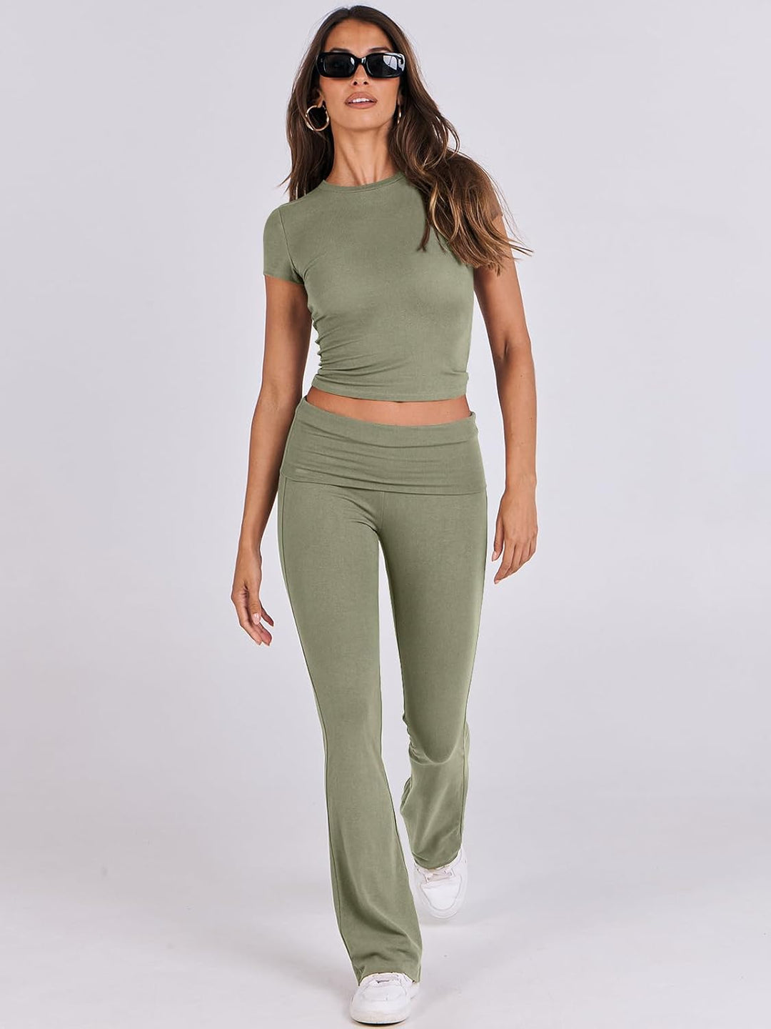 Herlene – Two-Piece Flared Lounge Set for Women