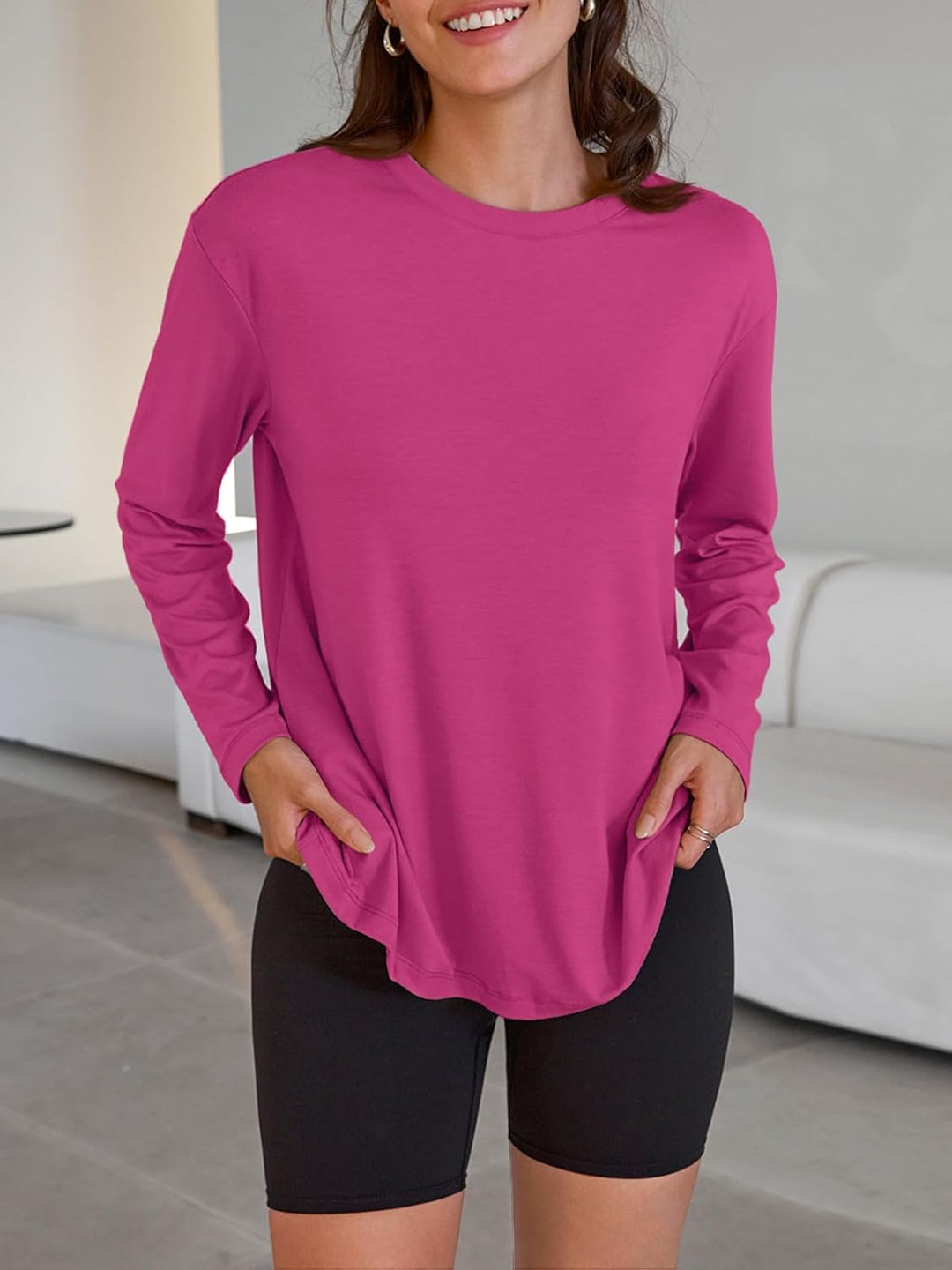 Maddy – Oversized Long-Sleeve Casual Top for Women