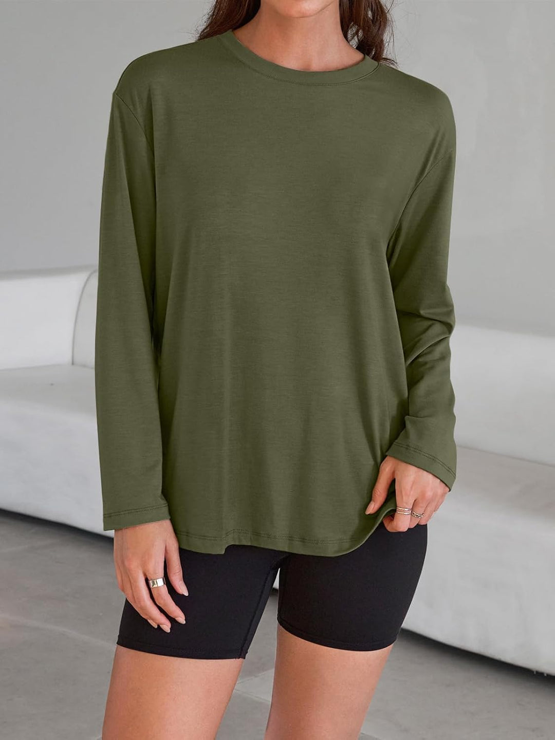 Maddy – Oversized Long-Sleeve Casual Top for Women