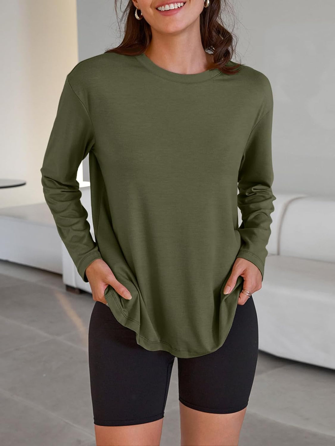 Maddy – Oversized Long-Sleeve Casual Top for Women
