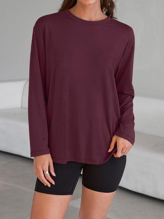 Maddy – Oversized Long-Sleeve Casual Top for Women