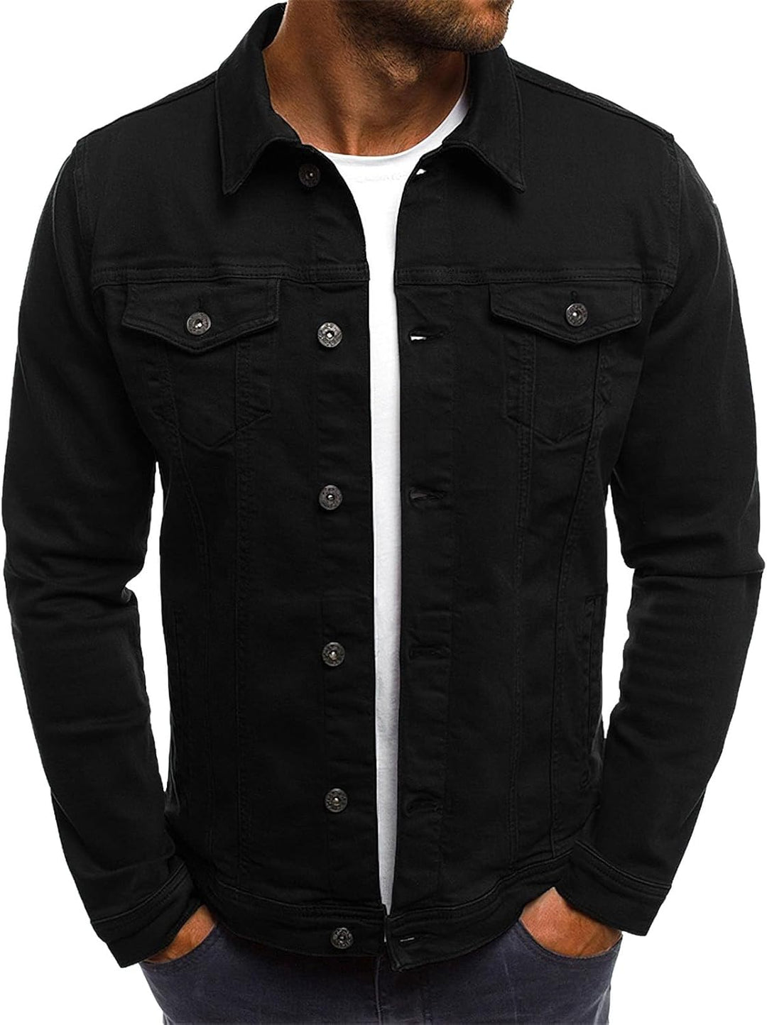 Lionel – Classic Cotton Denim-Style Jacket for Men
