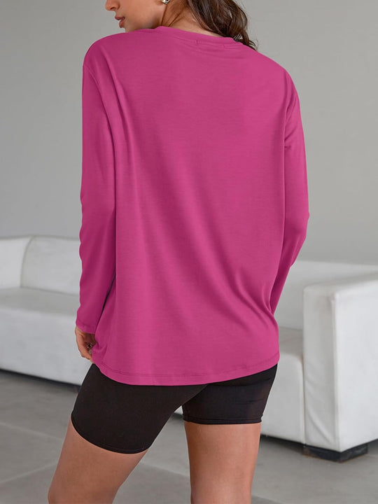 Maddy – Oversized Long-Sleeve Casual Top for Women