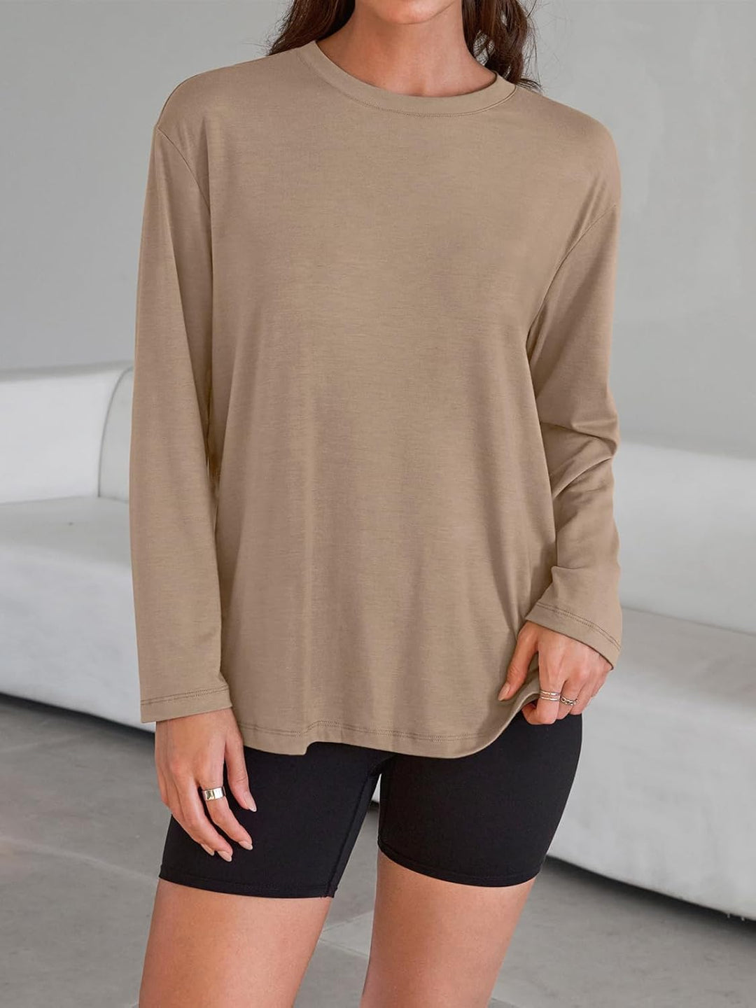 Maddy – Oversized Long-Sleeve Casual Top for Women